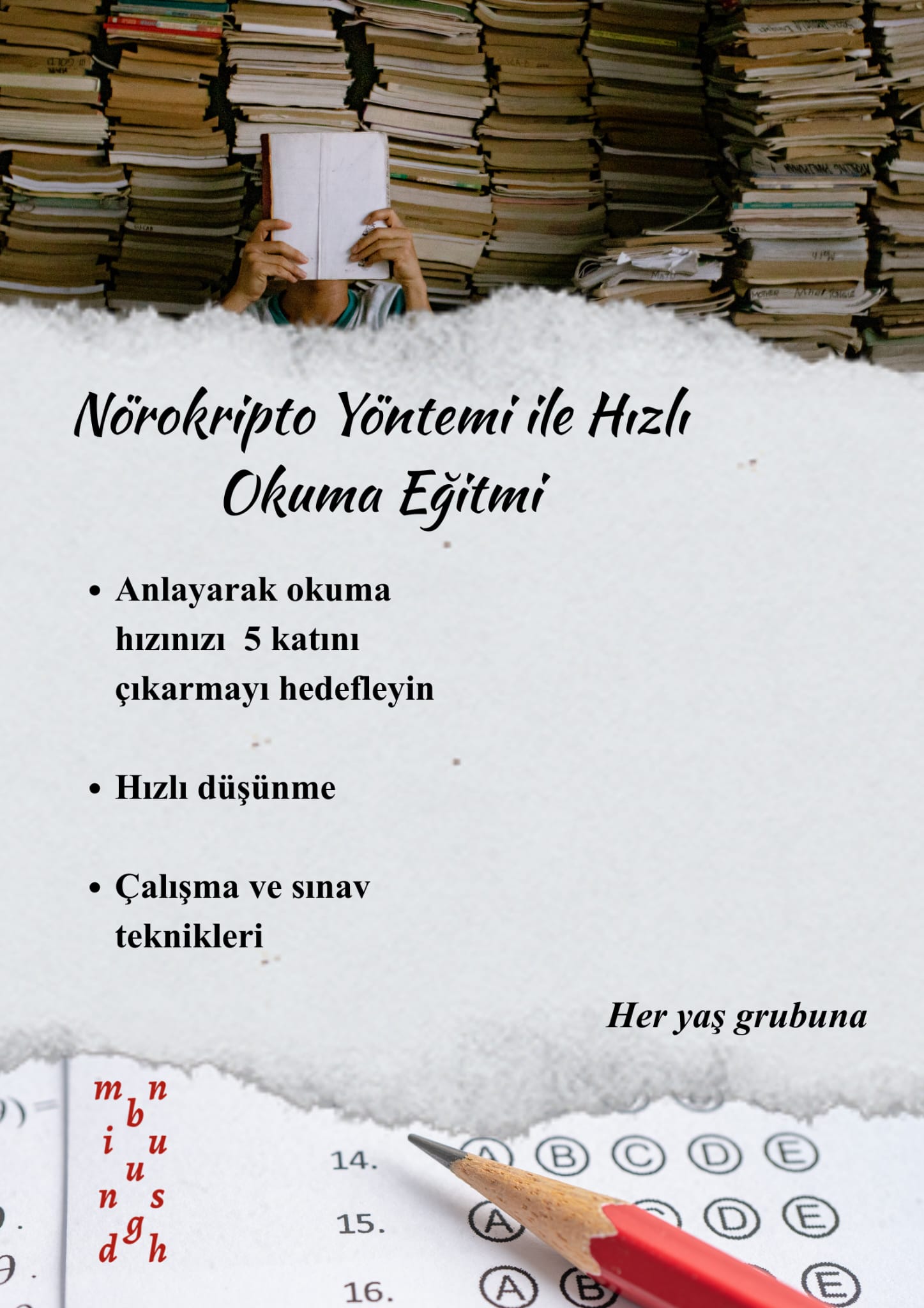 Nörokripto Yöntemi ile Hızlı Okuma Eğitimi